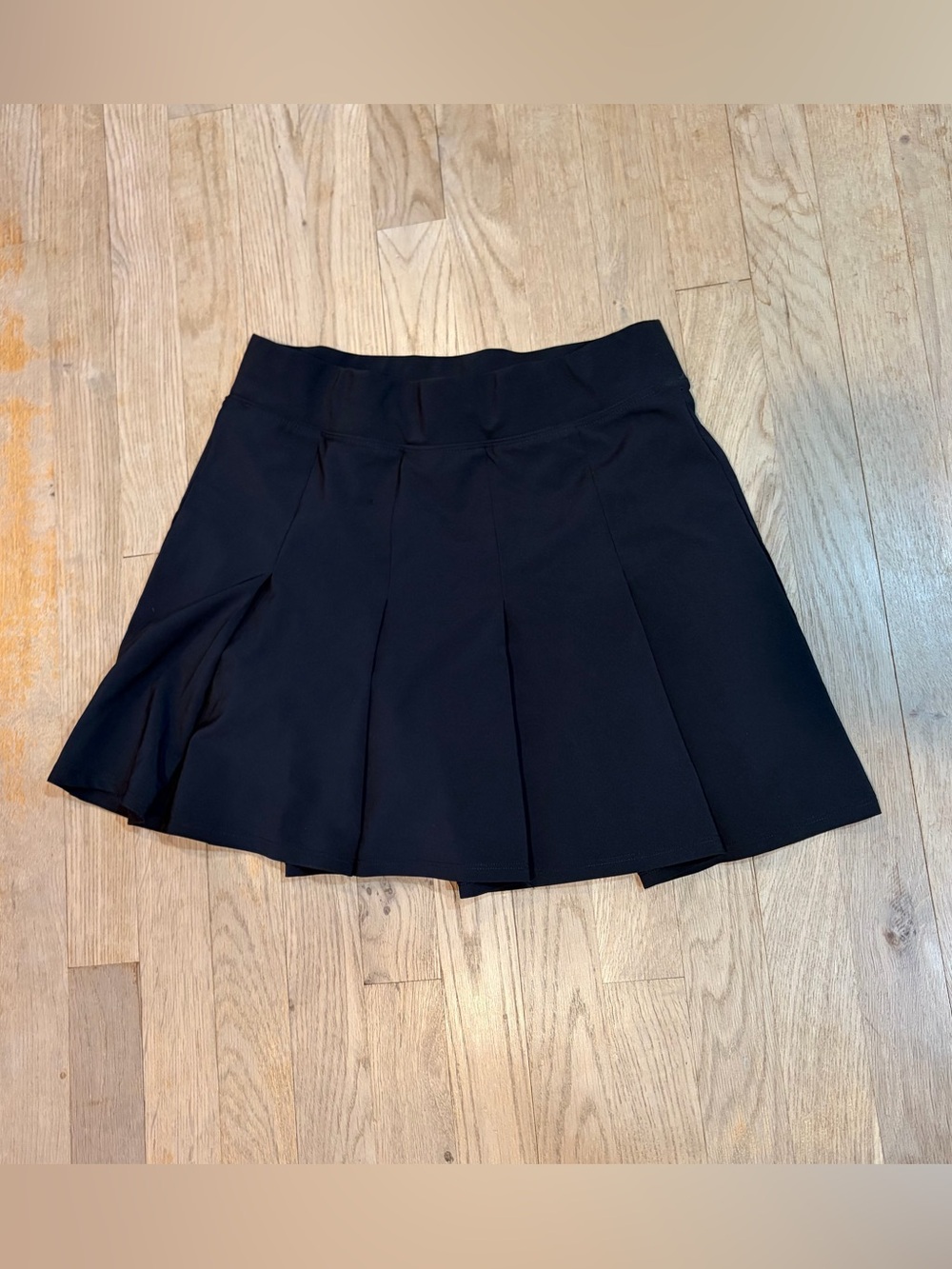 Abercrombie Black Pleated Athletic Skort Medium